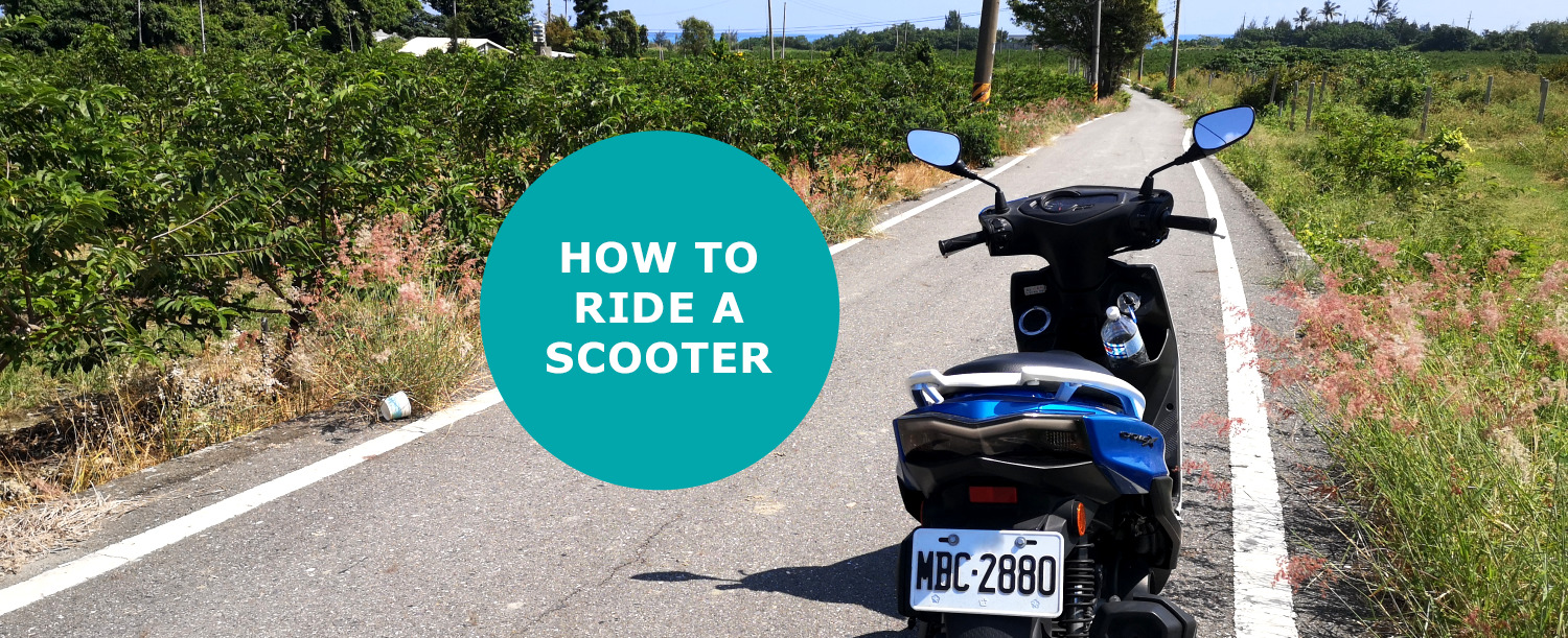 tutorial how to drive a scooter